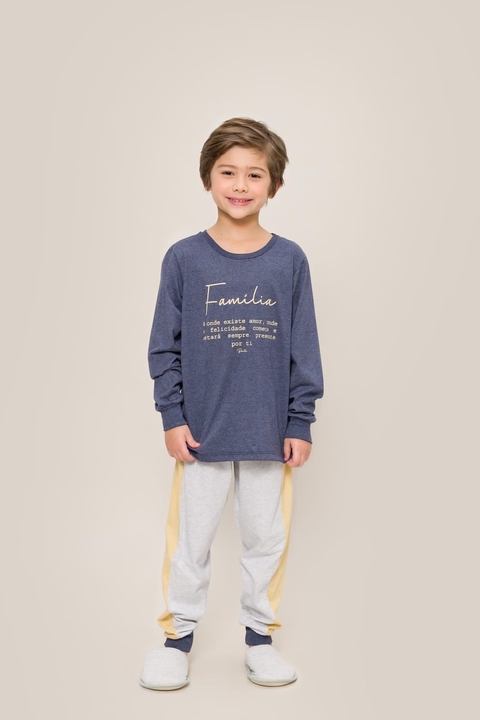 27.01.0061 PIJAMA INF MASC ML FAMILIA - UNICA - 06 - comprar online