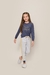 24.38.0015 - Pijama Infantil Feminino Manga Longa Família - comprar online