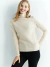 Blusa de lã gola alta para o inverno