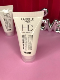 Creme facial 30g primer hd maquiagem - la belle paris