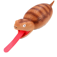 Pequeña Serpiente Gorda Para Niños Y Adultos, Broma Divertida Inquieta, Exprimir, Lengua Larga Con Sonido - comprar en línea