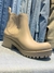 Bota de lluvia caña baja beige