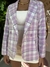 BLAZER XADREZ ROXO - loja online