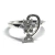 Anillo flor enredadera 10 circonia