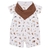 Macacão curto c/ Babador Bandana para bebê em algodão egípcio Cachorrinho - Mini & Co. - comprar online
