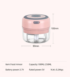 Picador elétrico de cozinha, moedor de alho, moedor de carne, mini alimentos, a - comprar online