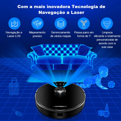Robô Aspirador Liectroux XR500 Automático Inteligente Aspira e Passa Pano Voz na internet