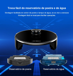 Robô Aspirador Liectroux XR500 Automático Inteligente Aspira e Passa Pano Voz - comprar online