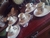 Tazitas de café con plato Hartford x5 - Boutique Vintage Bahía 
