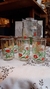 Jarra de vidrio + 5 vasos pintados a mano - comprar online