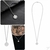 ￼Colar Masculino Corrente Cordão Aço Inox Não enferruja cor Prata Antialérgico - Don Black