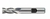 Fresa Topo HSS HSS 4 Cortes 13 MMX26X83XH12