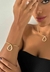 bracelete folheado a ouro 18k