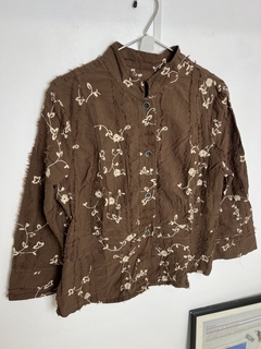 camisa marron T.S - peyote cycle