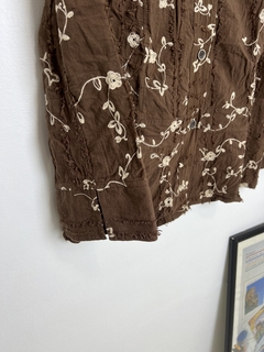 camisa marron T.S en internet