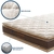 COLCHAO KING MOLA BALI MARROM PILLOW TOP DUPLO 193X203X28 - Tem Colchão - Colchões, travesseiros e acessórios