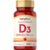 Vitamina D3 Alta Potência 5000IU (250 Capsúlas Gel de Rápida Absorção) - Piping Rock