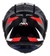 Capacete Asx Eagle street brilho preto grafite branco na internet