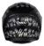Capacete Asx City Fun Brilho Preto Branco Ha Ha - Extreme Acessorios