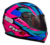 Capacete Fw3 Gtx Fox Rosa Azul Com Óculos Interno Solar - Extreme Acessorios