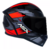Capacete ASX city Start vermelho brilhante na internet