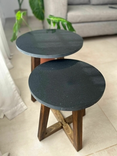 Mesa "Wood" Negra - comprar online