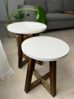Mesa "Wood" Blanca