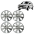 Jogo 4 Calota Original Chevrolet Agile Prata Aro 14 Grid - comprar online