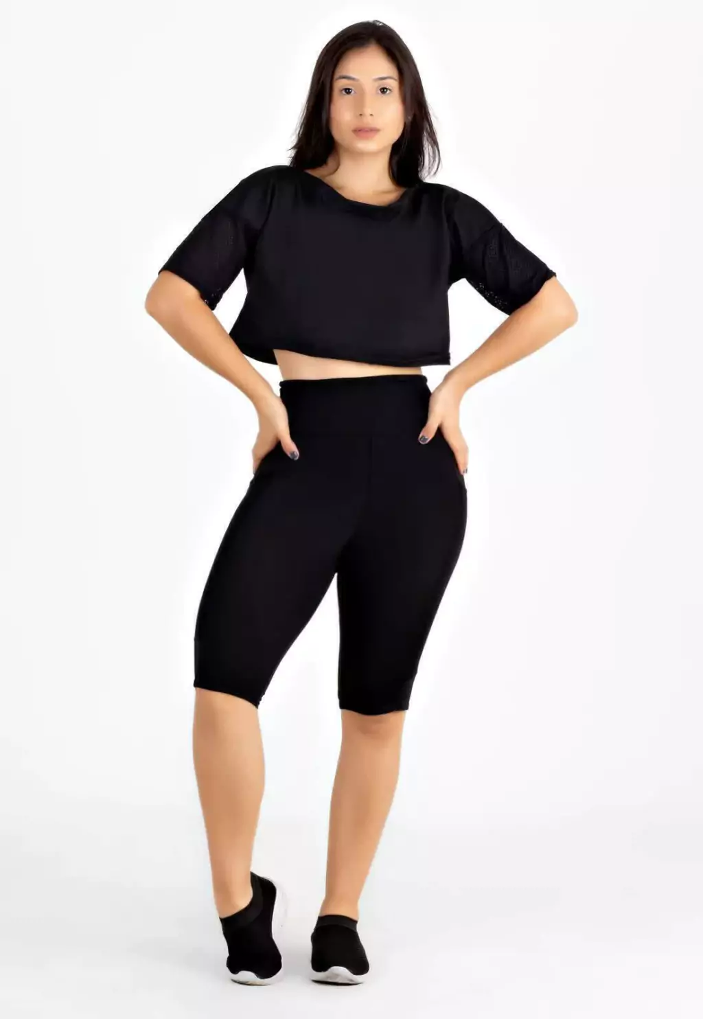 Bermuda Com Bolso Tela Fitness