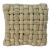 Almofada em Tricot Tubular Pontão Cruzado Areia - comprar online