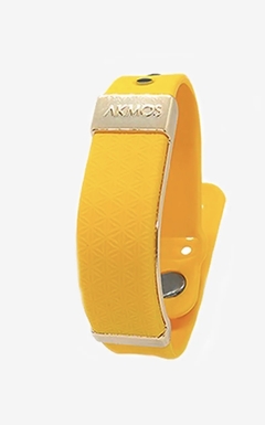 Pulseira Tecnológica Amarela Nano Bracelete – AKMOS (“P-M: 17cm à 19cm” e “G-GG: 20,5cm à 22cm”)