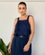Regata Maia Decote Reto C/ Babados Chiffon - comprar online