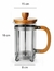 Cafetera prensa francesa bamboo 600ml - comprar online