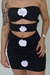 Vestido black and white tubinho - comprar online