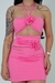 Vestido pink tubinho - comprar online