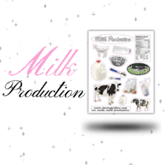 Milk Production Stickers ୨୧