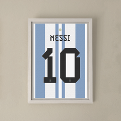 MESSI CAMISETA QATAR 2022 - MiniM Cuadros