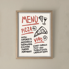 PIZZA MENU