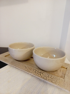Bowl chico de cerámica artesanal - Color Arena - comprar online