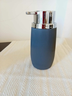Dispenser de jabón con tapa cromada - Color gris - comprar online