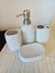 Set de baño de cerámica- Color blanco en internet