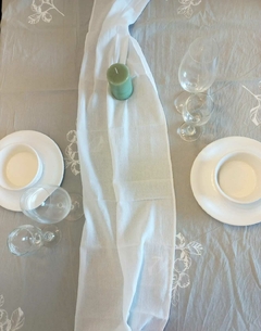 Mantel tusor con estampa