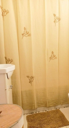 Cortina de baño gasa de algodón