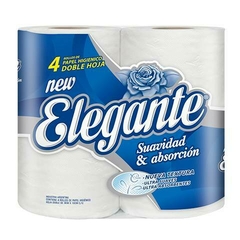 papel higienico elegante hoja simple 4u