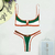Imagem do Vintage retro biquíni retalhos maiô tanga brasileira sexy banho feminino