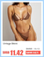 Vintage retro biquíni retalhos maiô tanga brasileira sexy banho feminino - loja online