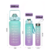 KIT 3 GARRAFAS MOTIVACIONAL ACADEMIA ESCOLA - comprar online