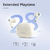 Tronsmart Sounfii R4 Earphones Wireless Earphones with Bluetooth 5.3, Quad-Mic Call Noise Reduction, 28H Playtimes - loja online