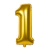Globo Numero Dorado 40cm - Mega Show