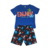 Conjunto Masculino Camiseta E Bermuda Moletom PIPA by Kyly Enjoy Marinho